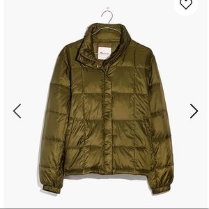 NWT Madewell Travel Buddy packable puffer jacket S